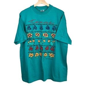 Vintage 1992 Texas Flowers T-shirt Mens XL